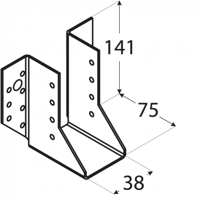 Botka trámová 38x141x 75, ZN